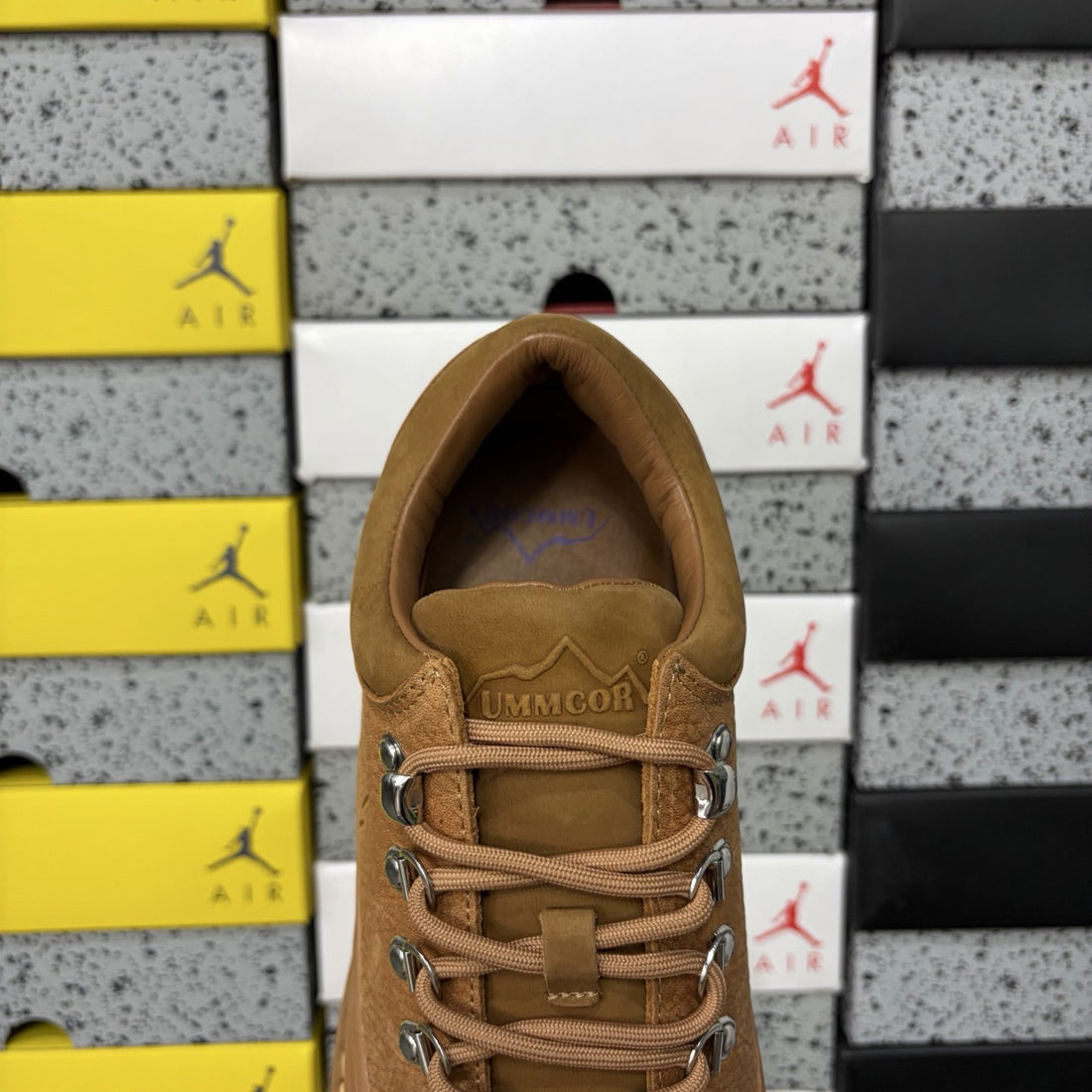 Rick Owens Hiking Low Wheat