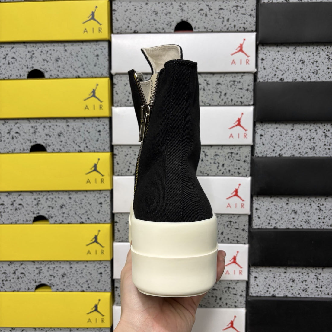 Rick Owens Jumbo Lace High Black