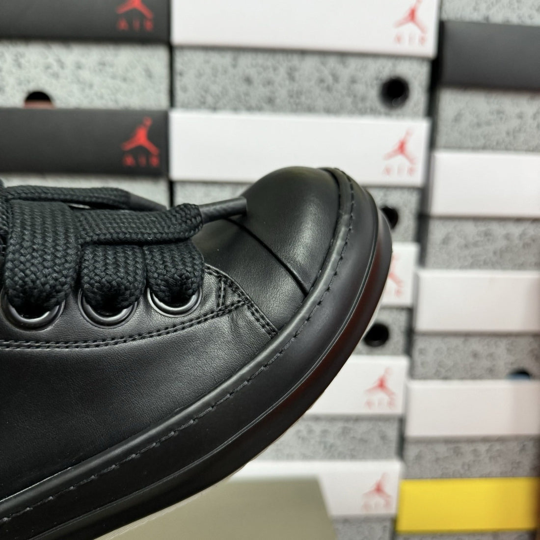 Rick Owens Jumbo Lace Low Black