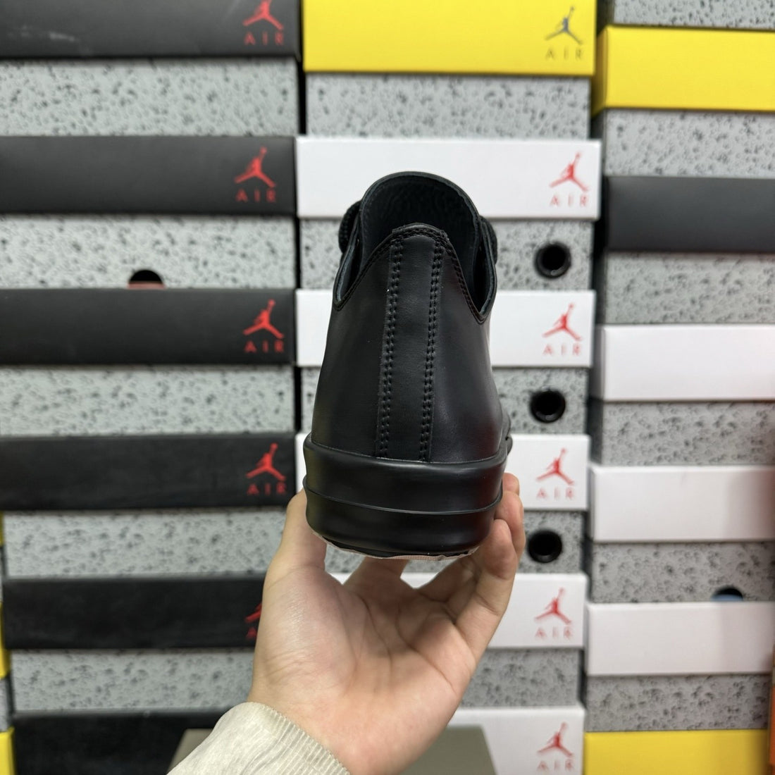 Rick Owens Jumbo Lace Low Black