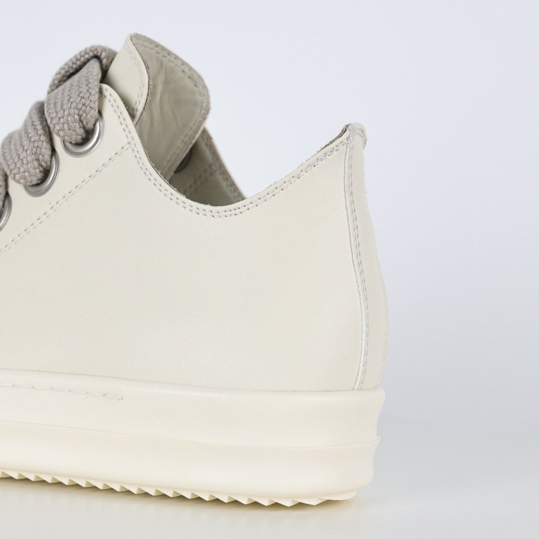 Rick Owens Jumbo Lace Low Milk Leather