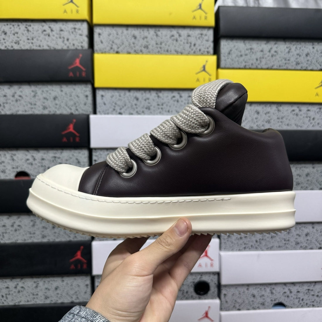 Rick Owens Jumbo Puffer Brown