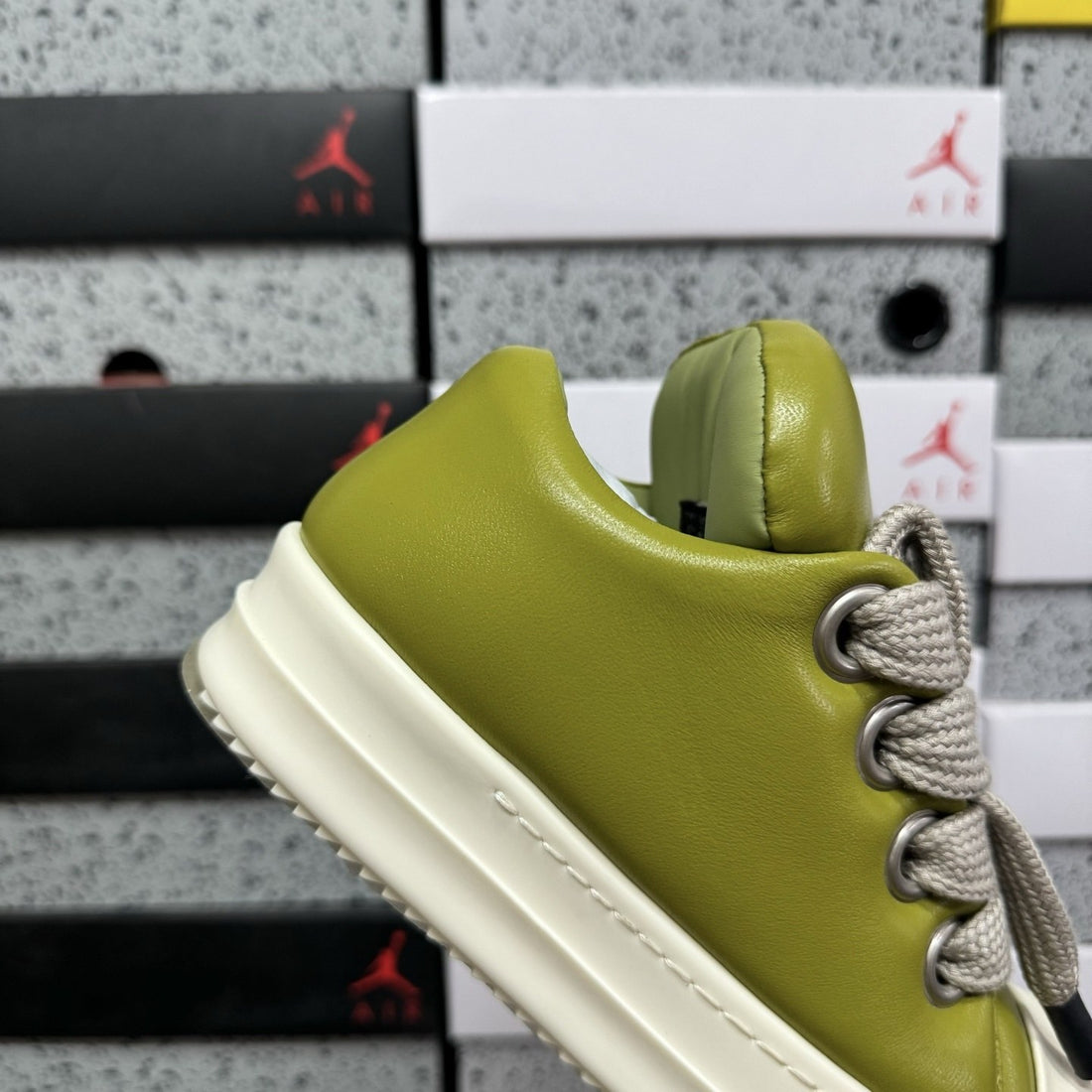 Rick Owens Jumbo Puffer Green