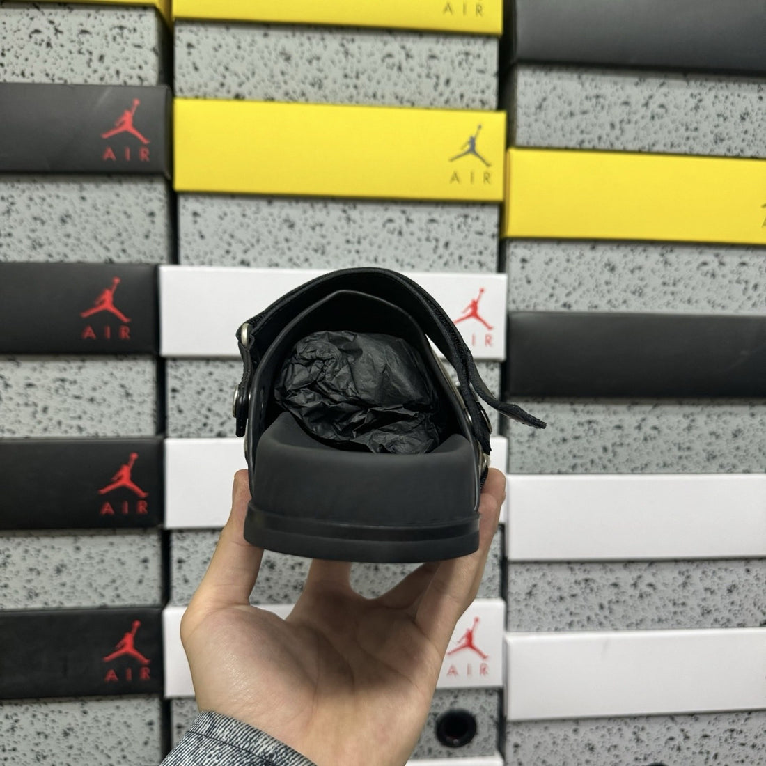 Rick Owens Mega Lace Sandal Black