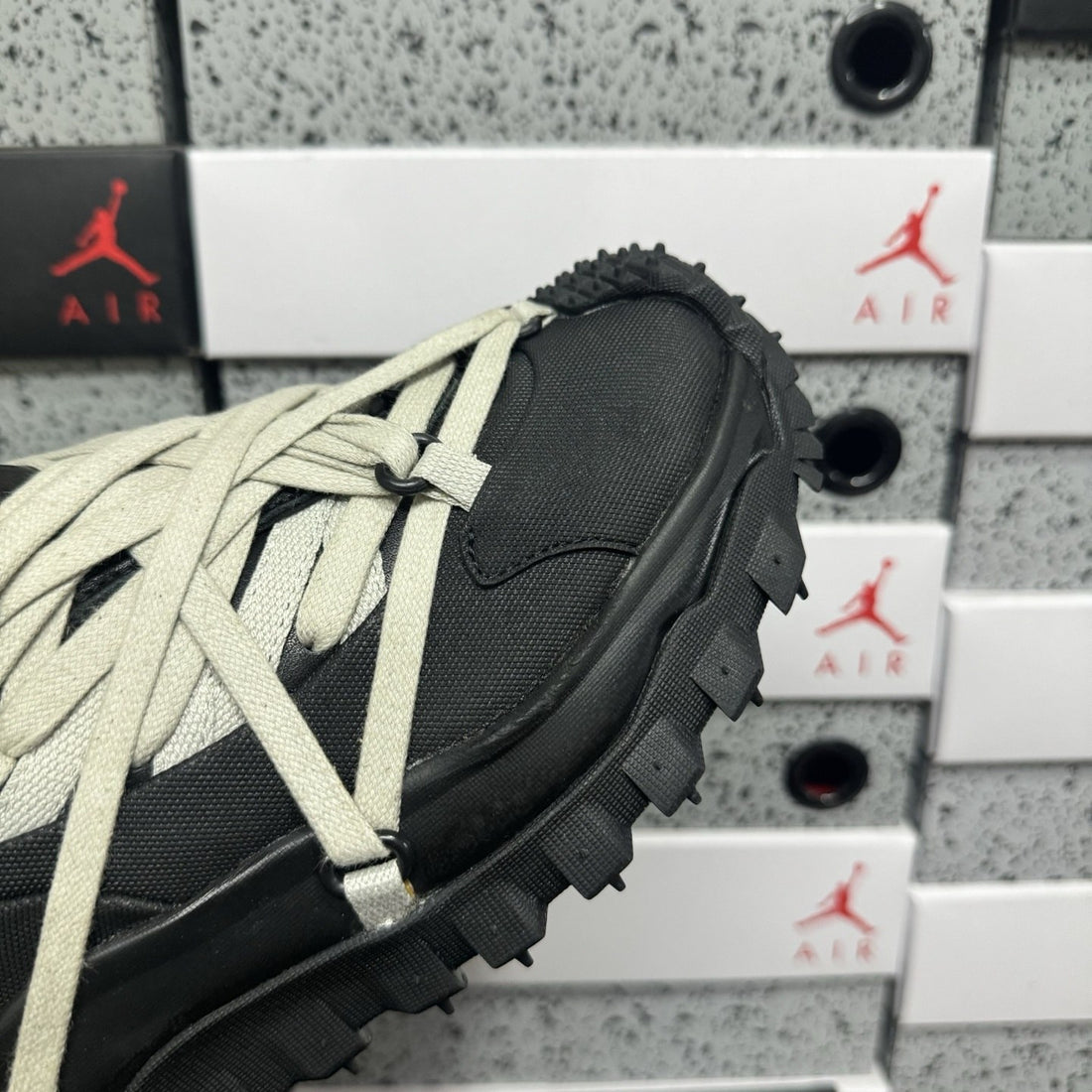 Rick Owens Mega Lace Tractor Black