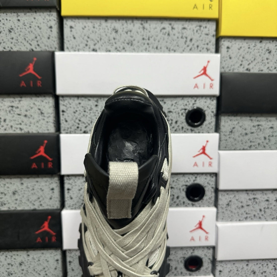 Rick Owens Mega Lace Tractor Black