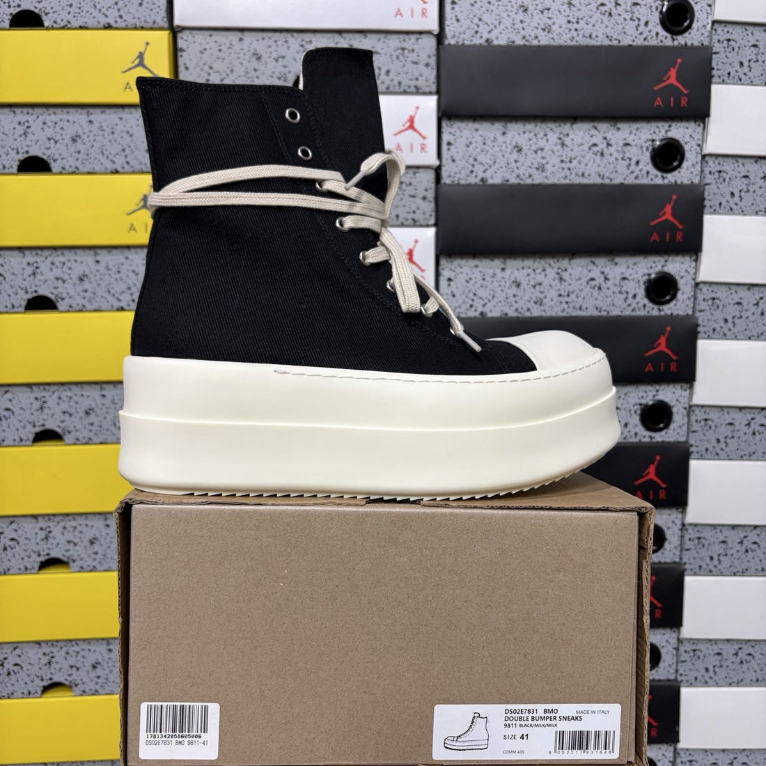 Rick Owens Megalace High Black