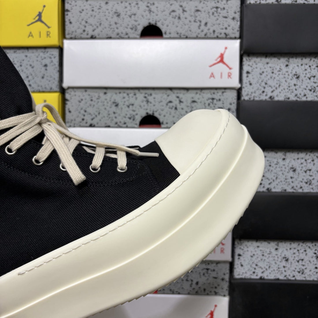 Rick Owens Megalace High Black