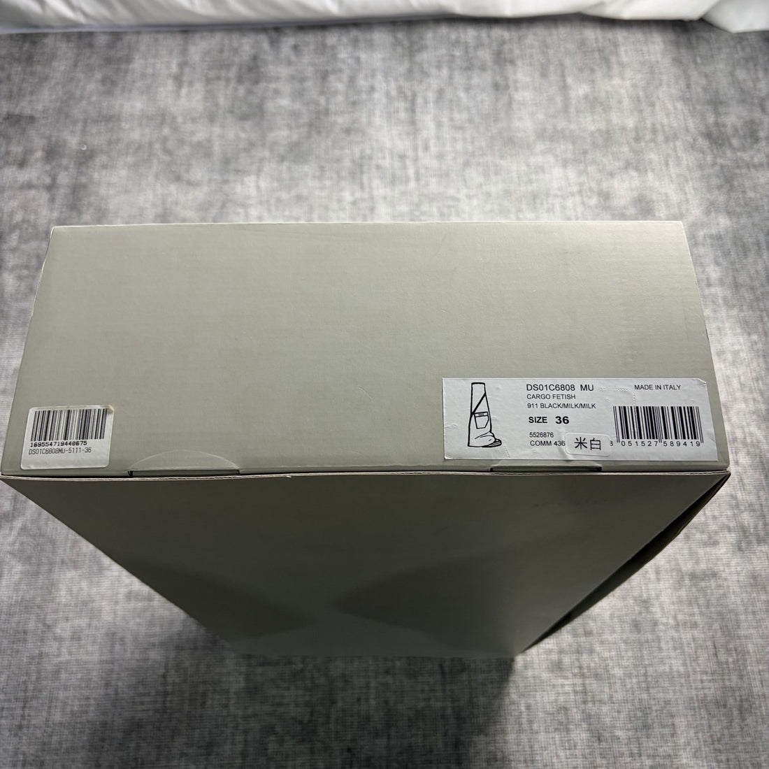Rick Owens Pant Shoe Off White