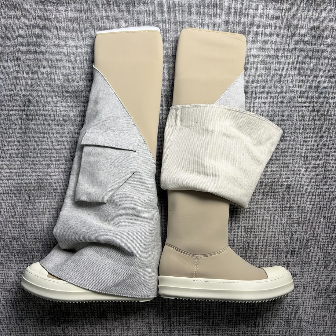 Rick Owens Pant Shoe Off White