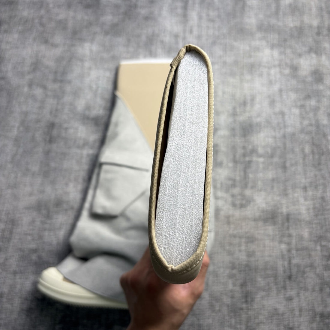 Rick Owens Pant Shoe Off White