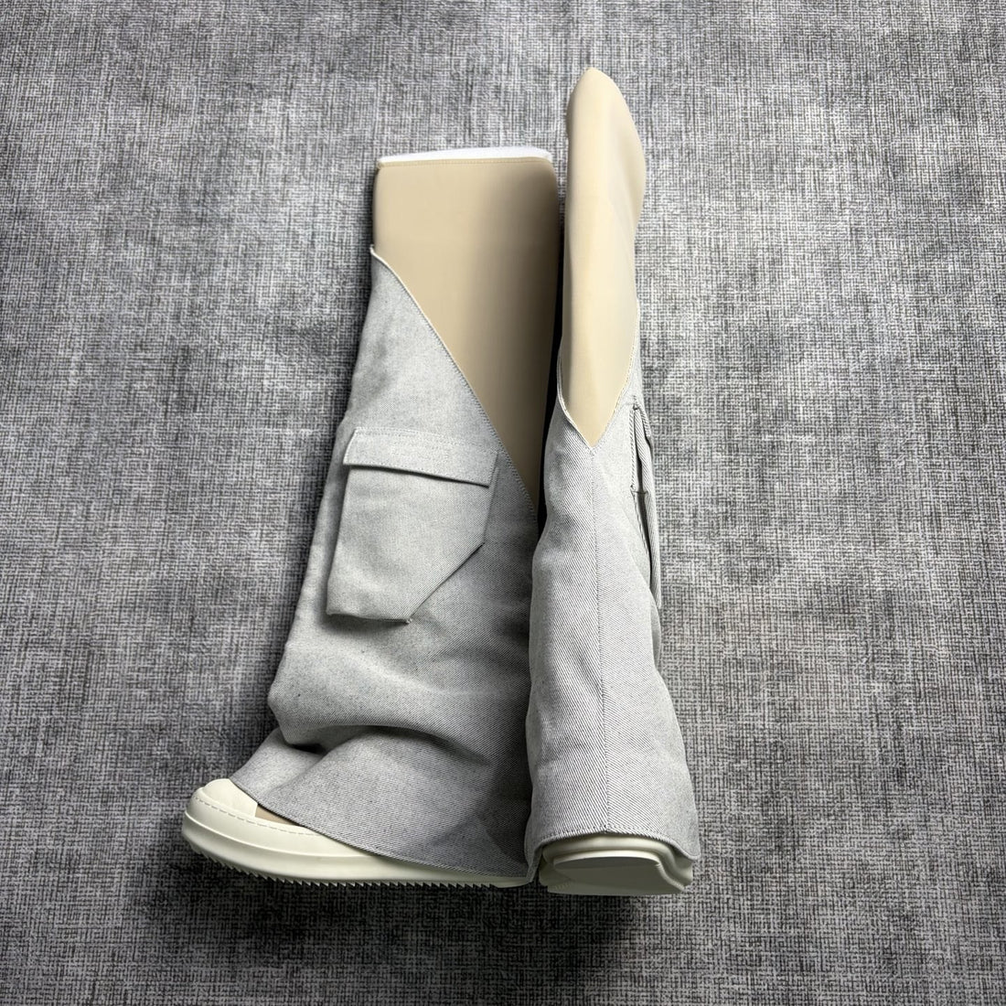 Rick Owens Pant Shoe Off White