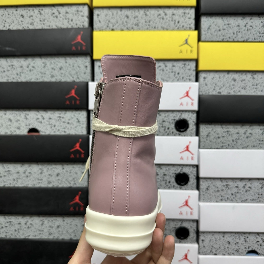 Rick Owens Ramones High Dusty Pink