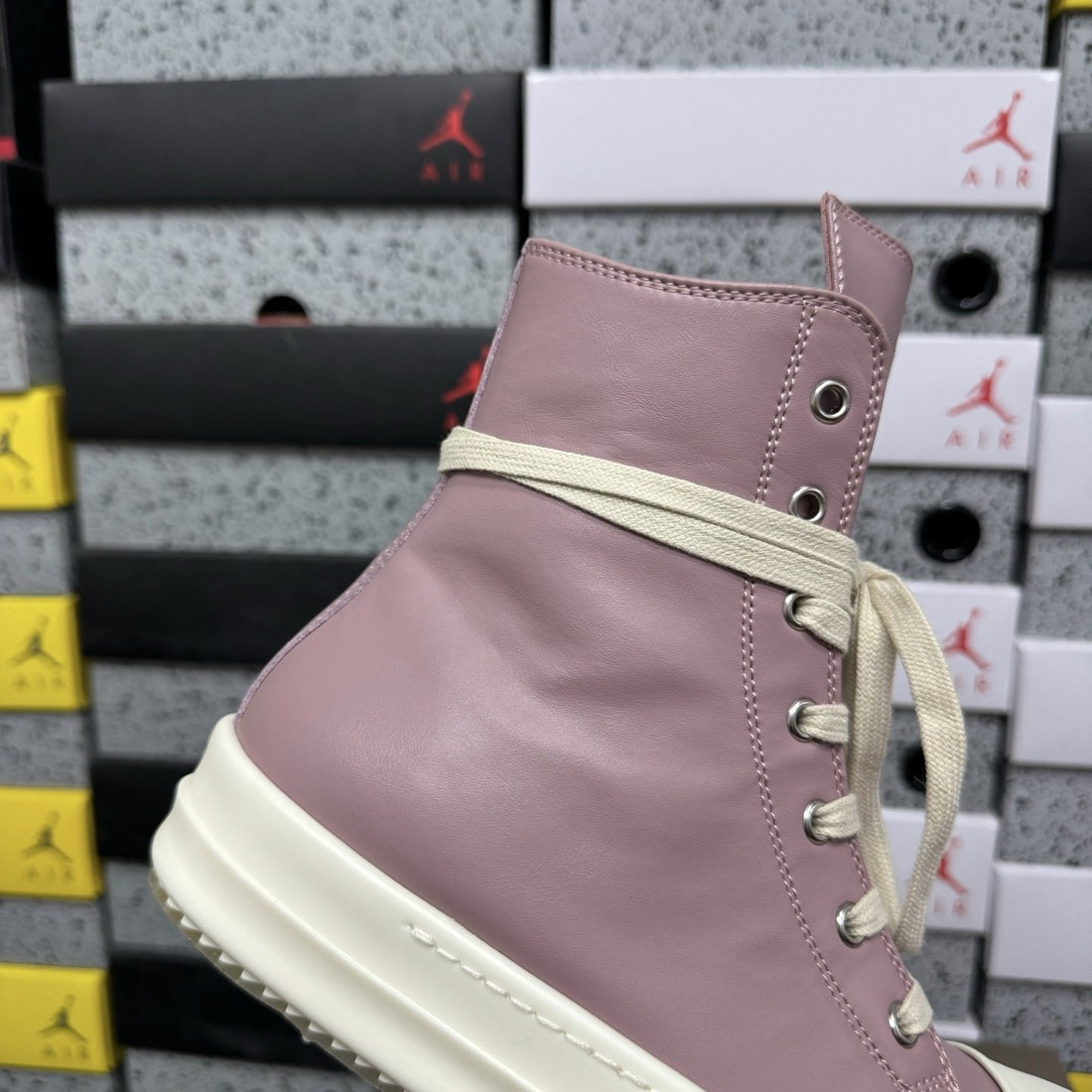 Rick Owens Ramones High Dusty Pink