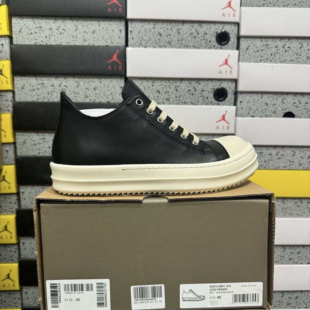 Rick Owens Ramones Low Black Classic
