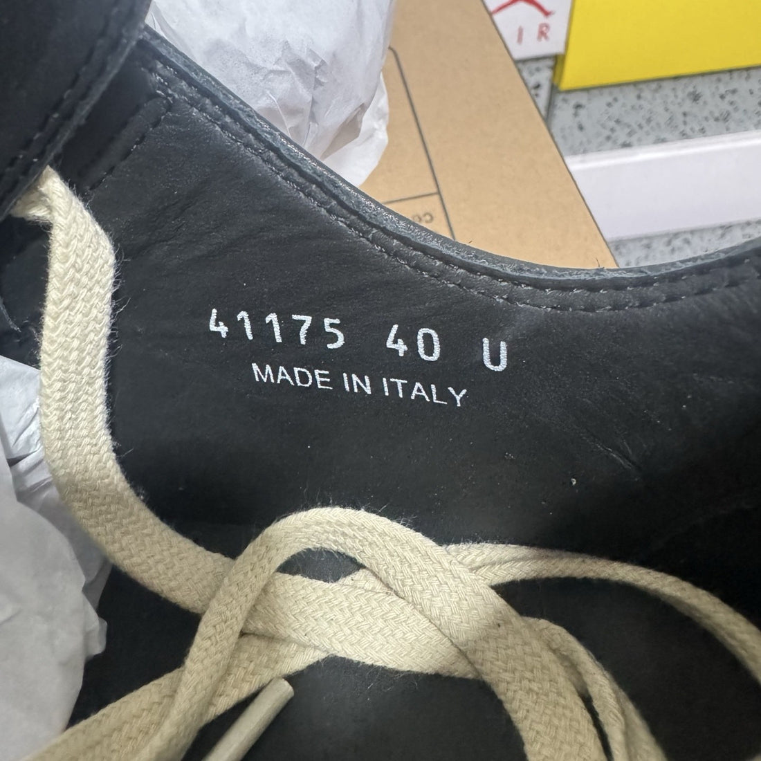 Rick Owens Ramones Low Black Classic