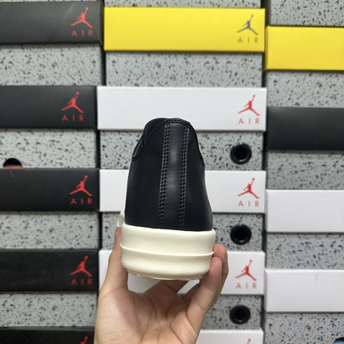 Rick Owens Ramones Low Black Classic