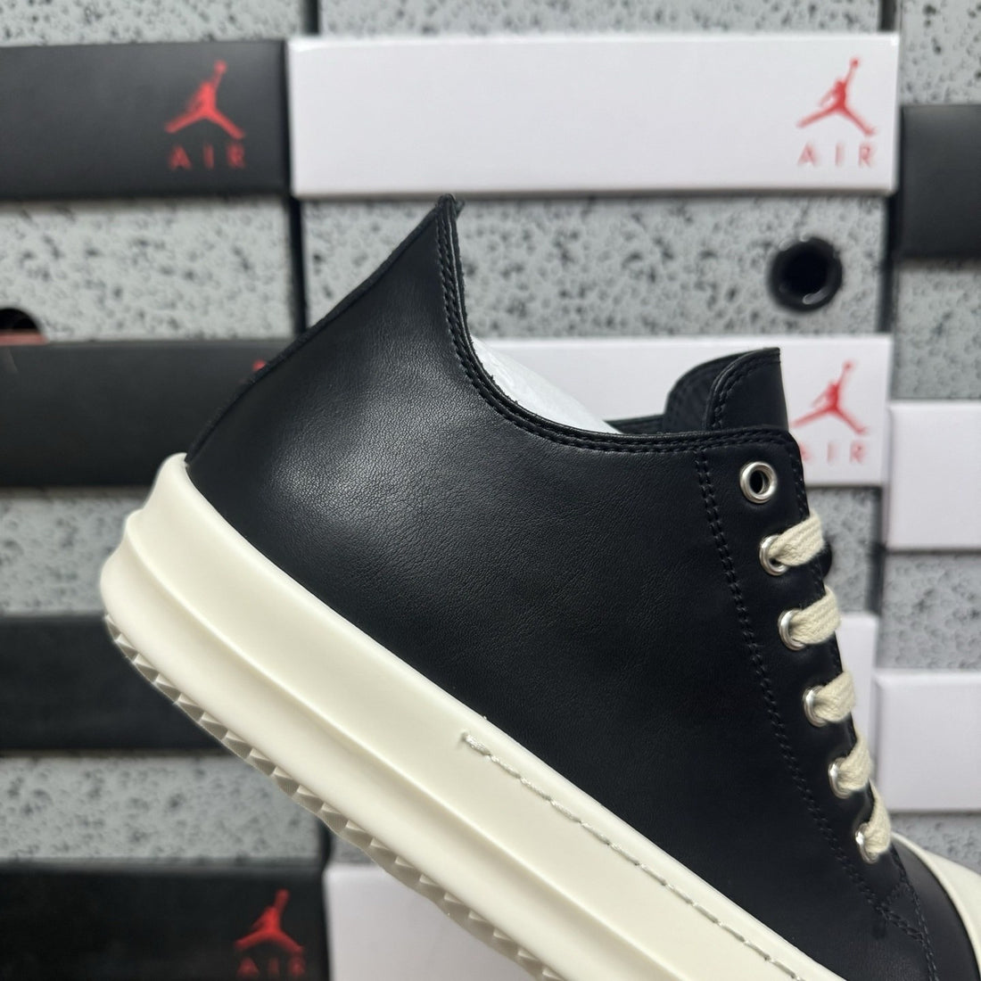 Rick Owens Ramones Low Black Classic