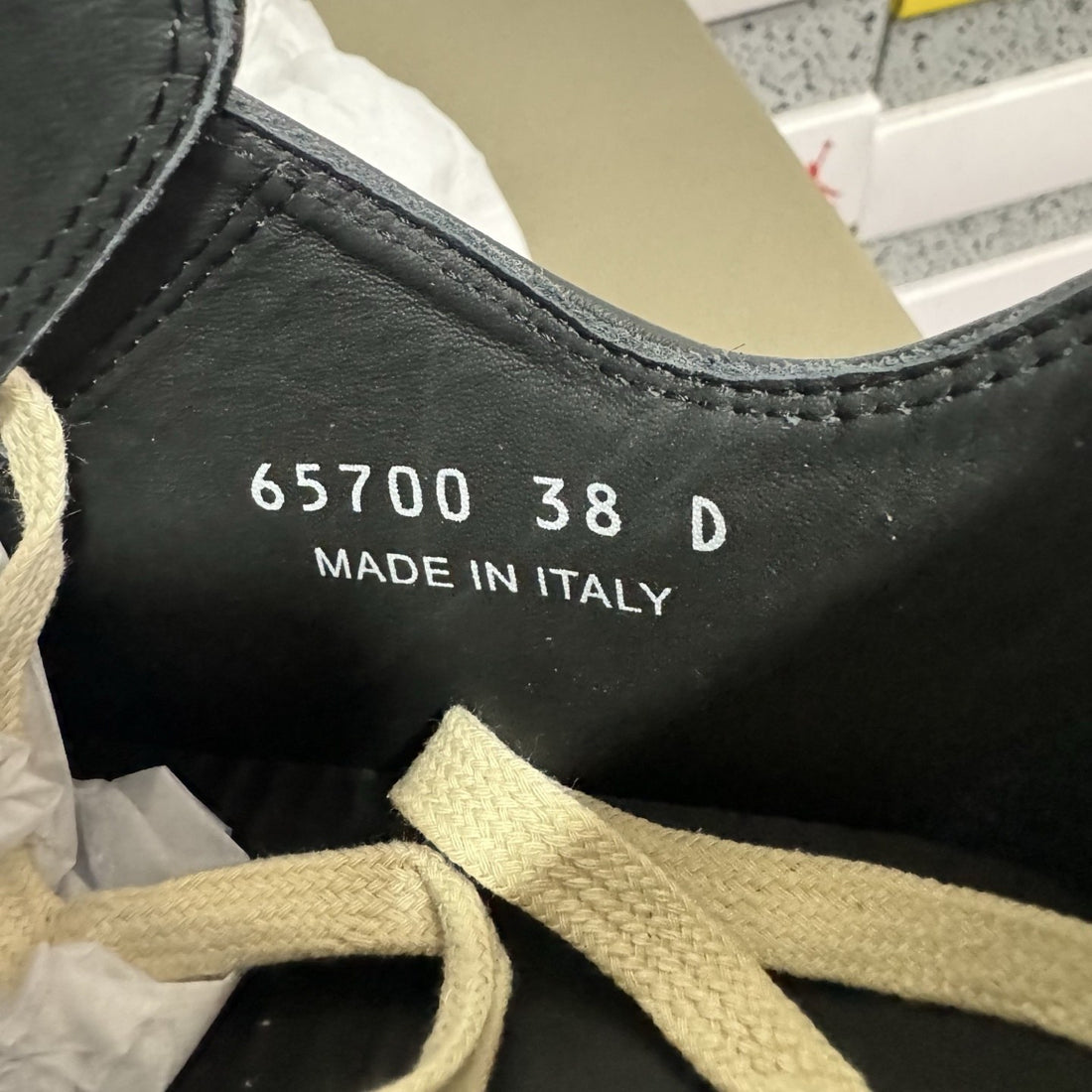 Rick Owens Ramones Low Black Leather