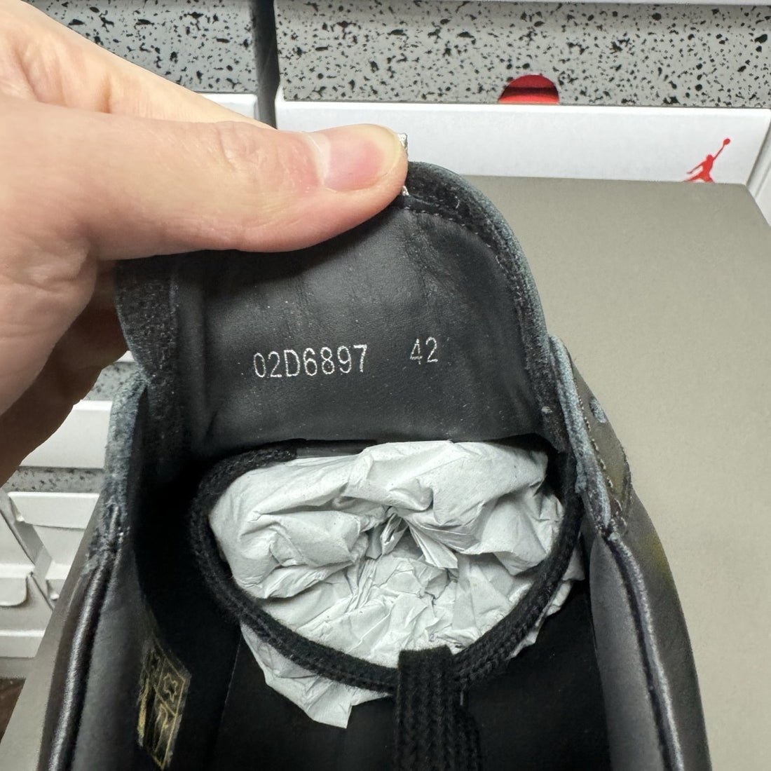 Rick Owens Ramones Low Black Leather Plain