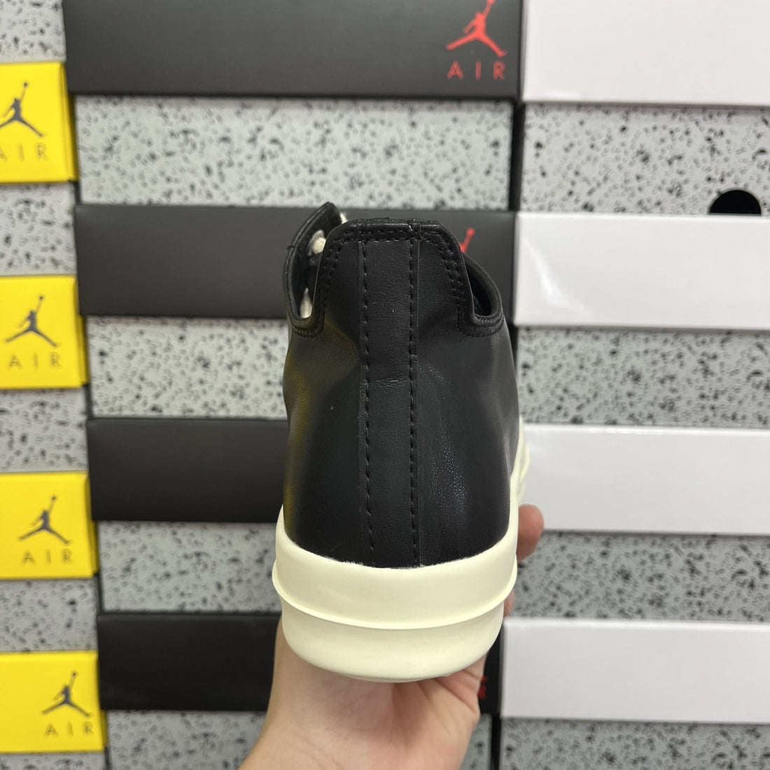 Rick Owens Ramones Low Black Matte