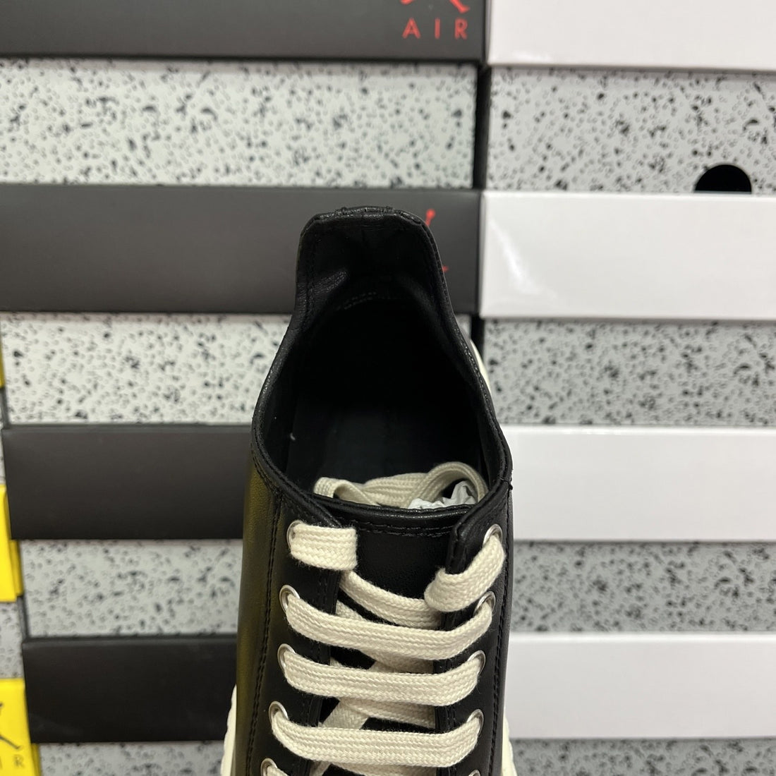Rick Owens Ramones Low Black Matte