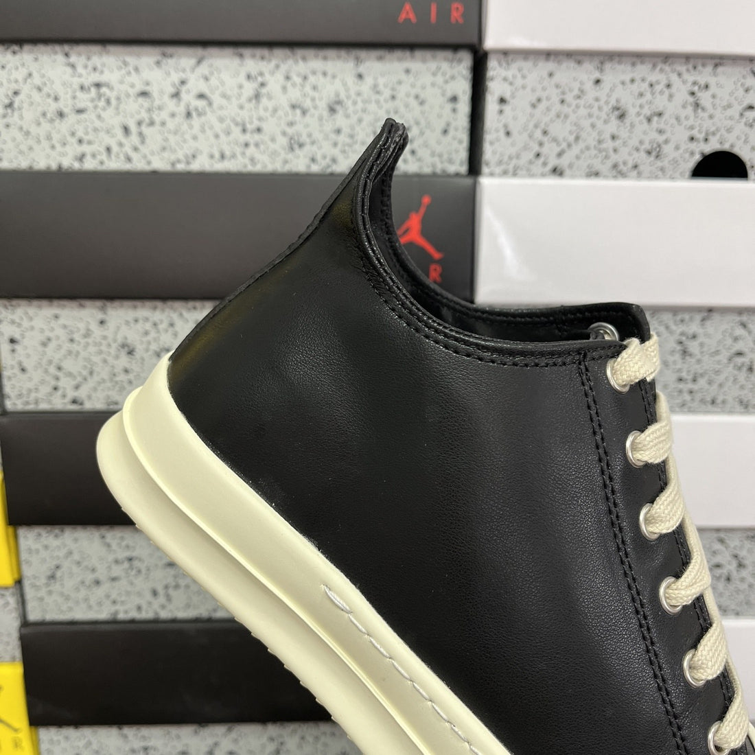 Rick Owens Ramones Low Black Matte