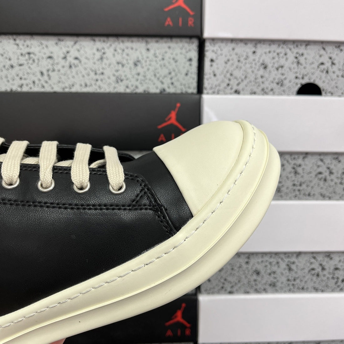 Rick Owens Ramones Low Black Matte