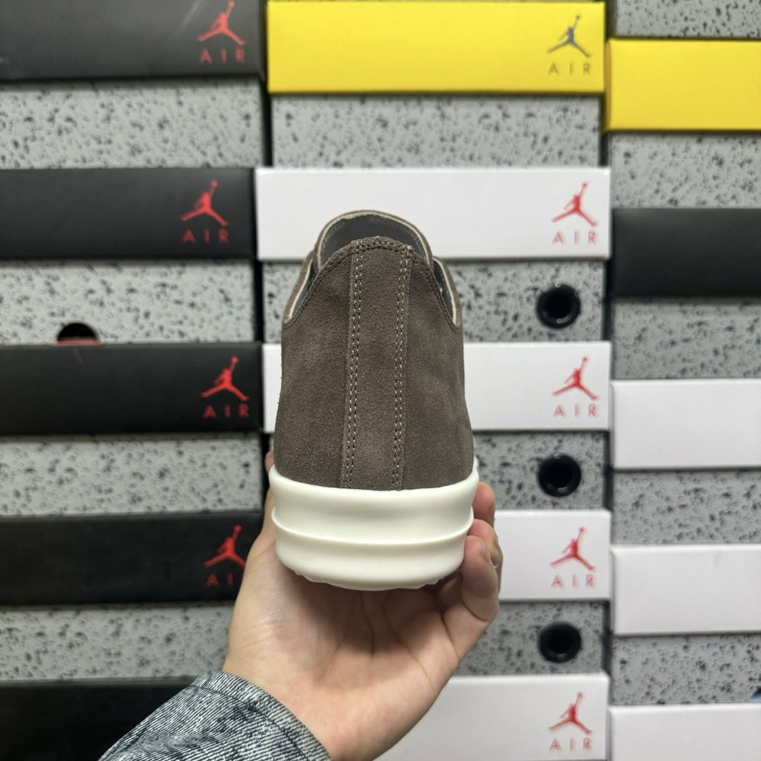 Rick Owens Ramones Low Dust Brown
