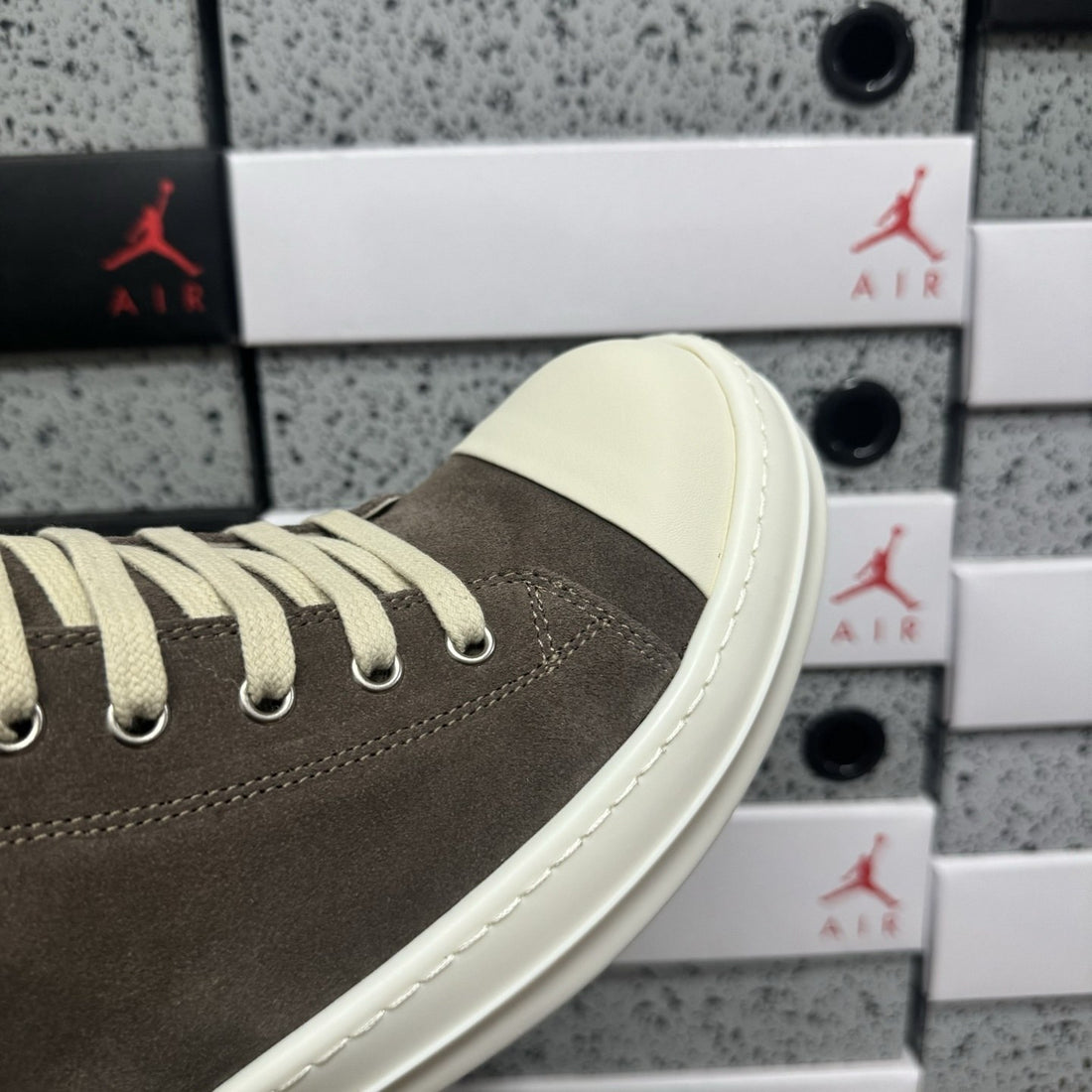 Rick Owens Ramones Low Dust Brown