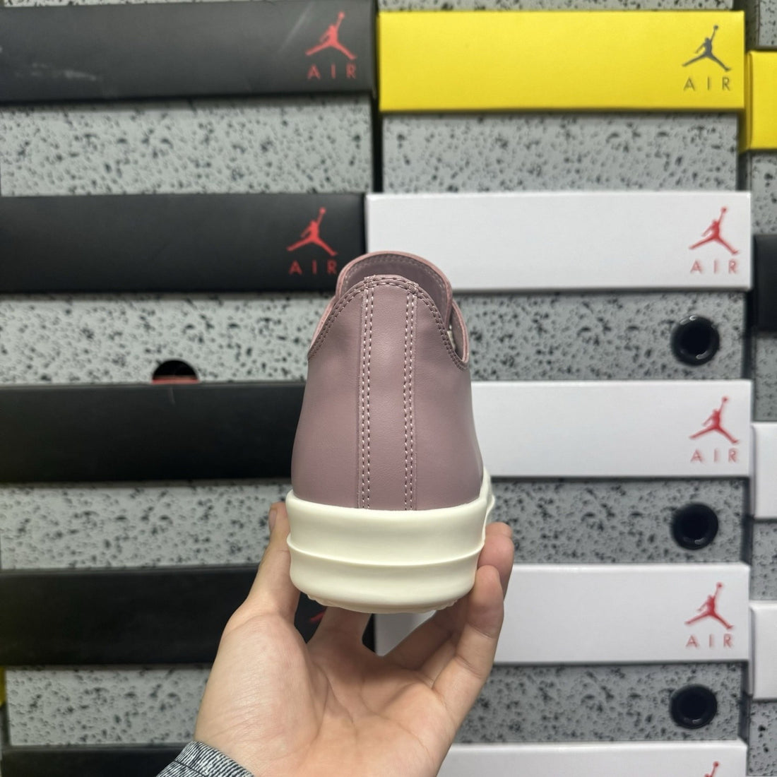 Rick Owens Ramones Low Dusty Pink