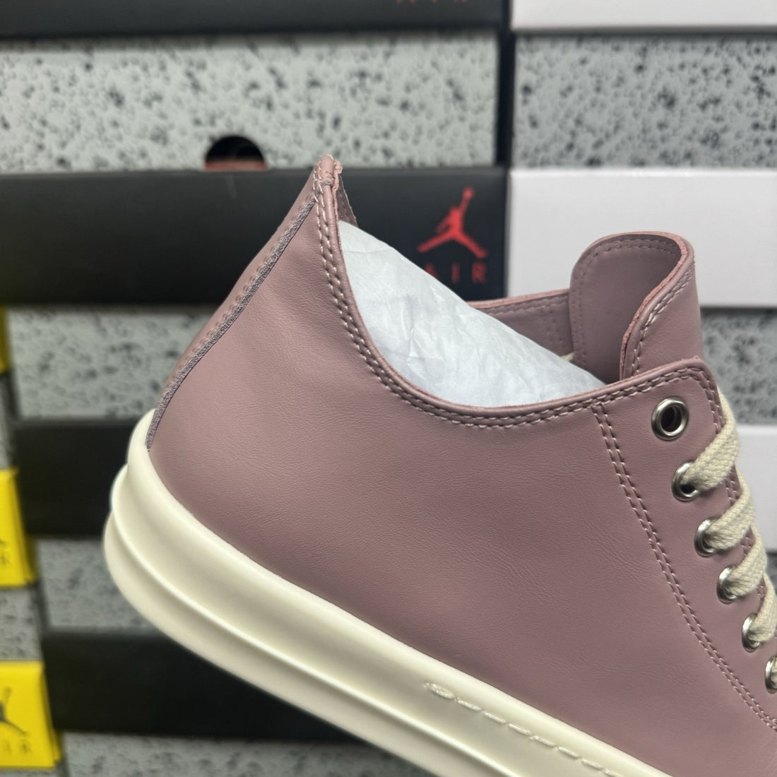 Rick Owens Ramones Low Dusty Pink