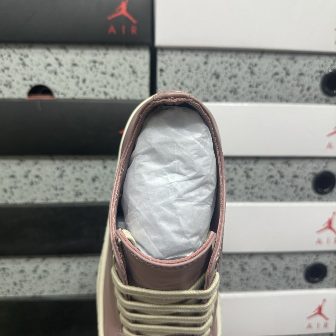 Rick Owens Ramones Low Dusty Pink