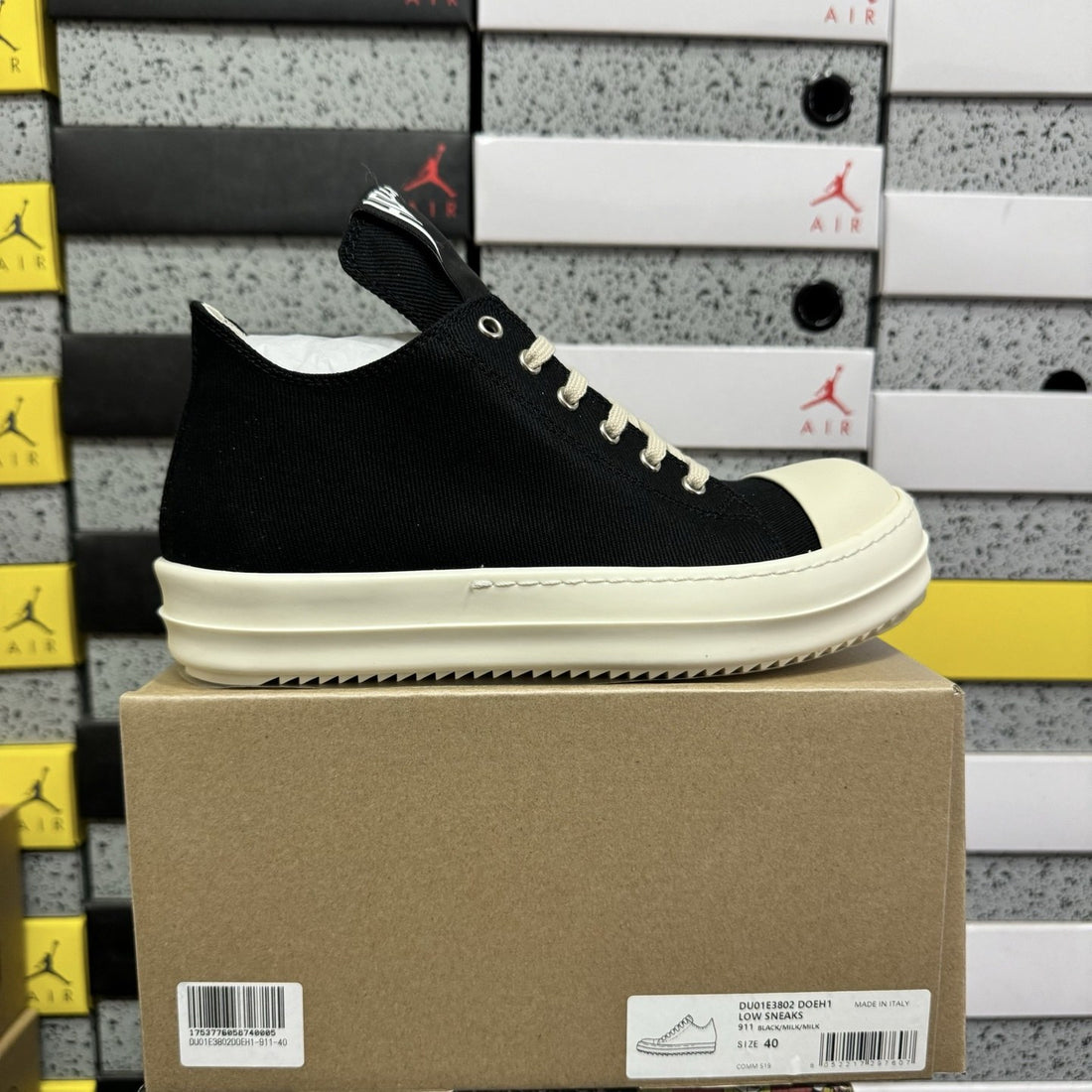 Rick Owens Ramones Low Hollywood Black