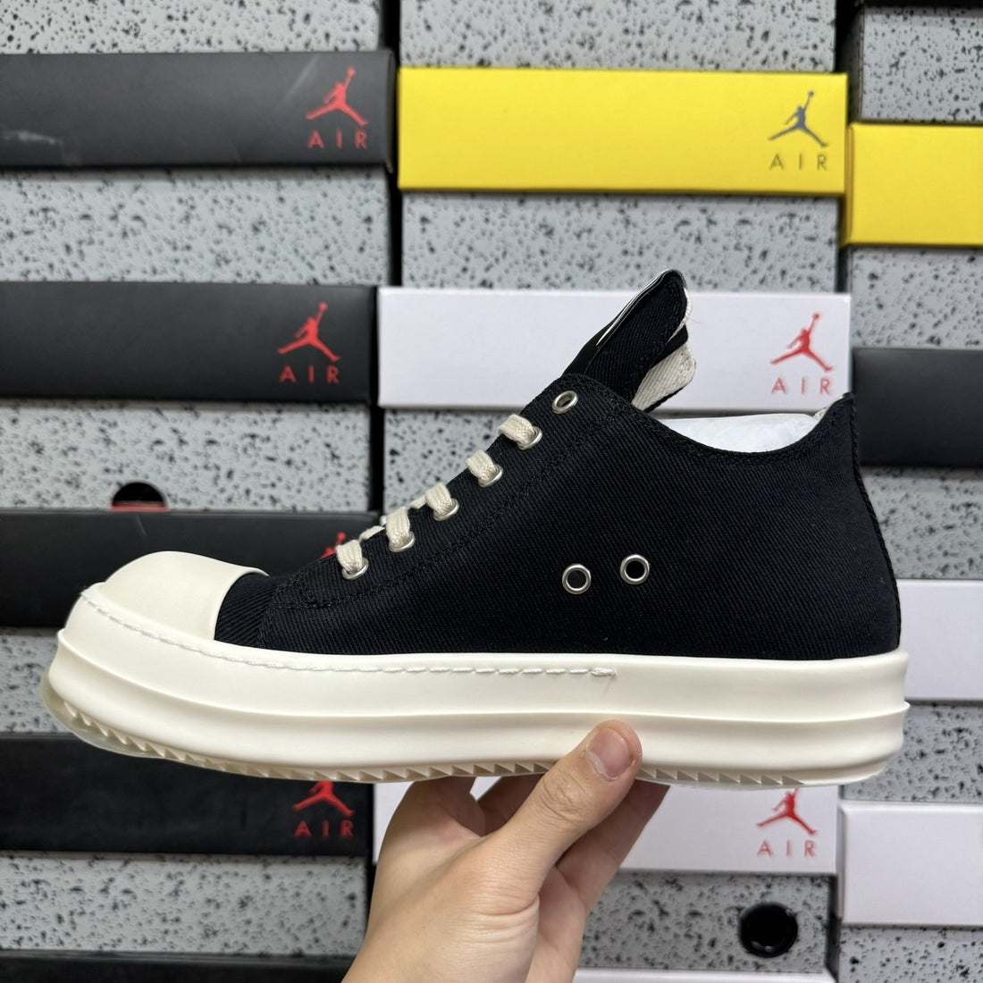 Rick Owens Ramones Low Hollywood Black