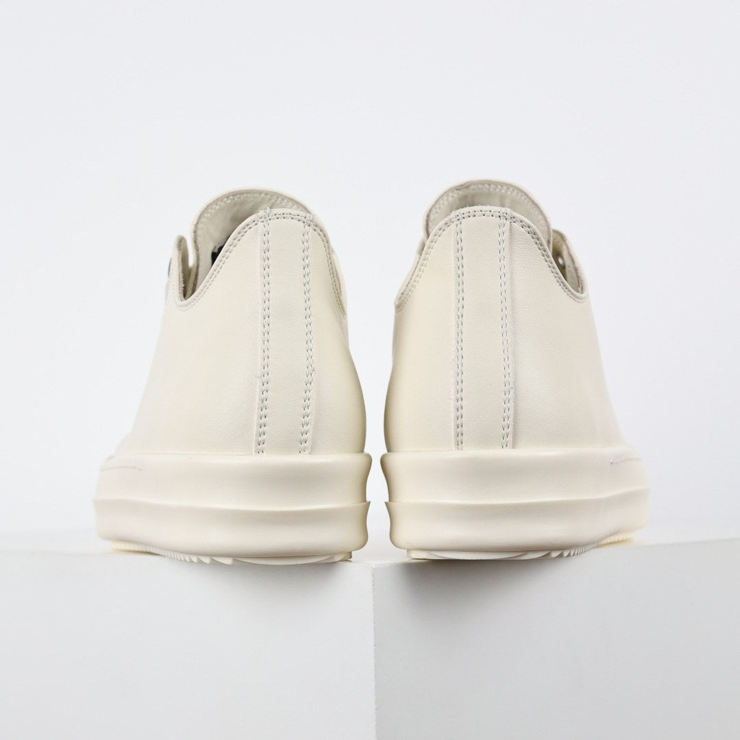 Rick Owens Ramones Low Milk Leather Classic