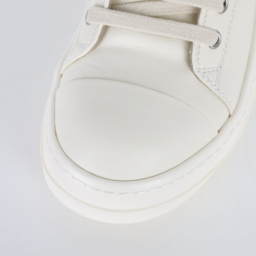 Rick Owens Ramones Low Milk Leather Classic