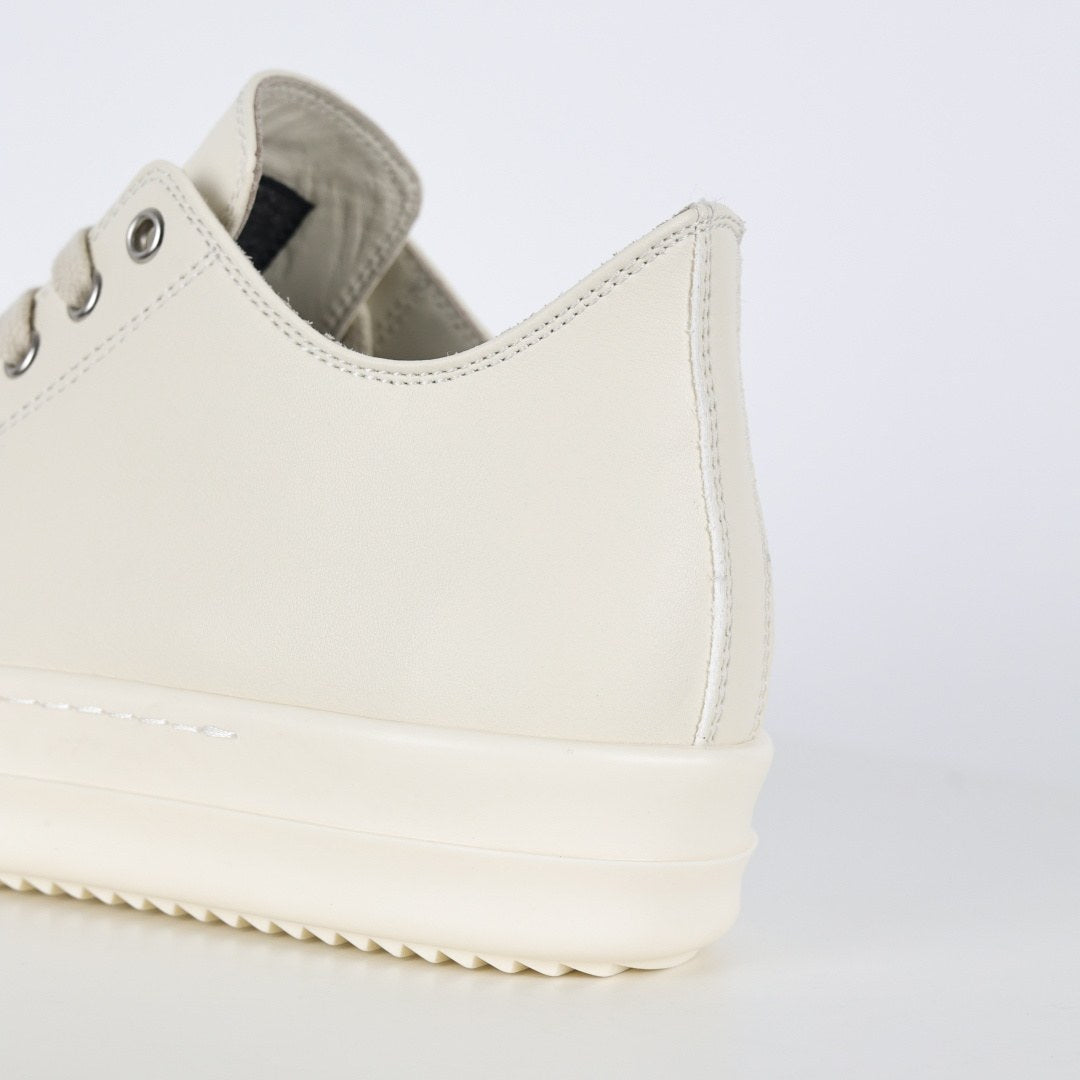 Rick Owens Ramones Low Milk Leather Classic