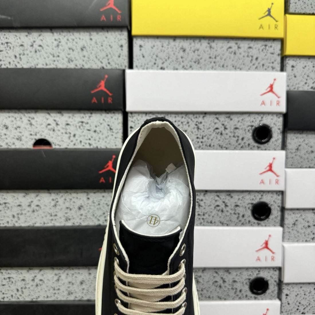 Rick Owens Ramones Low Nylon Black