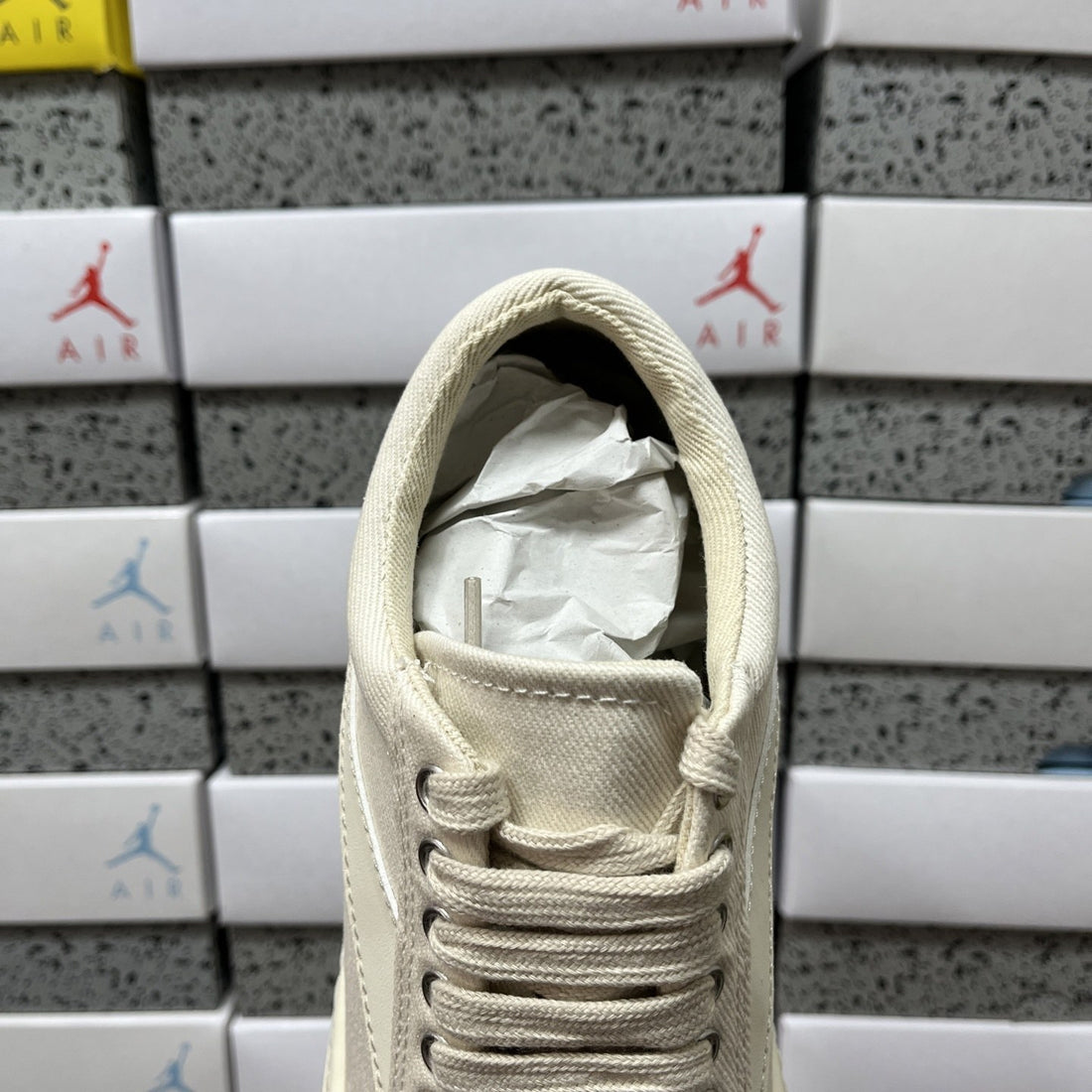 Rick Owens Ramones Low Pearl Leather