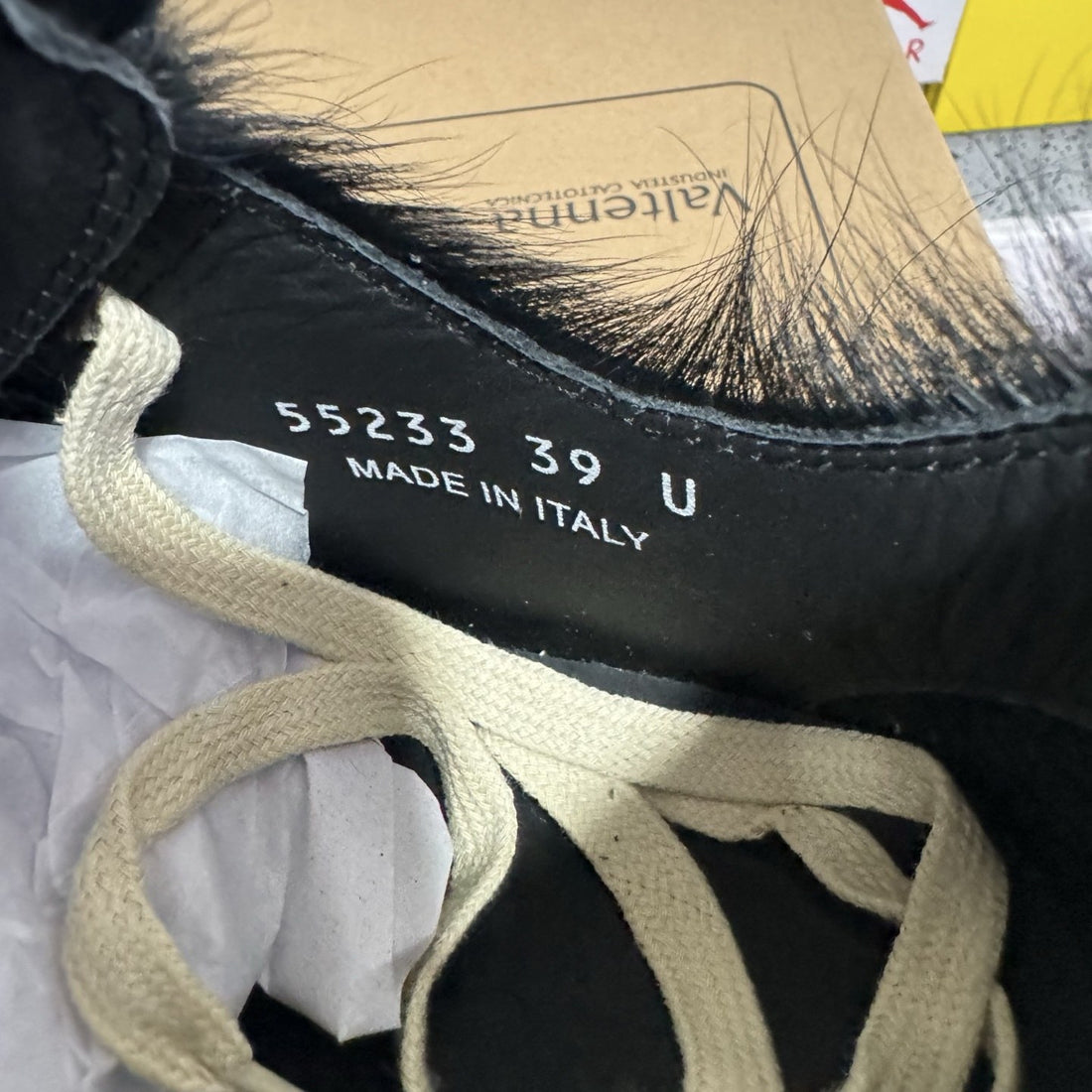 Rick Owens Ramones Low Pony Hair Black