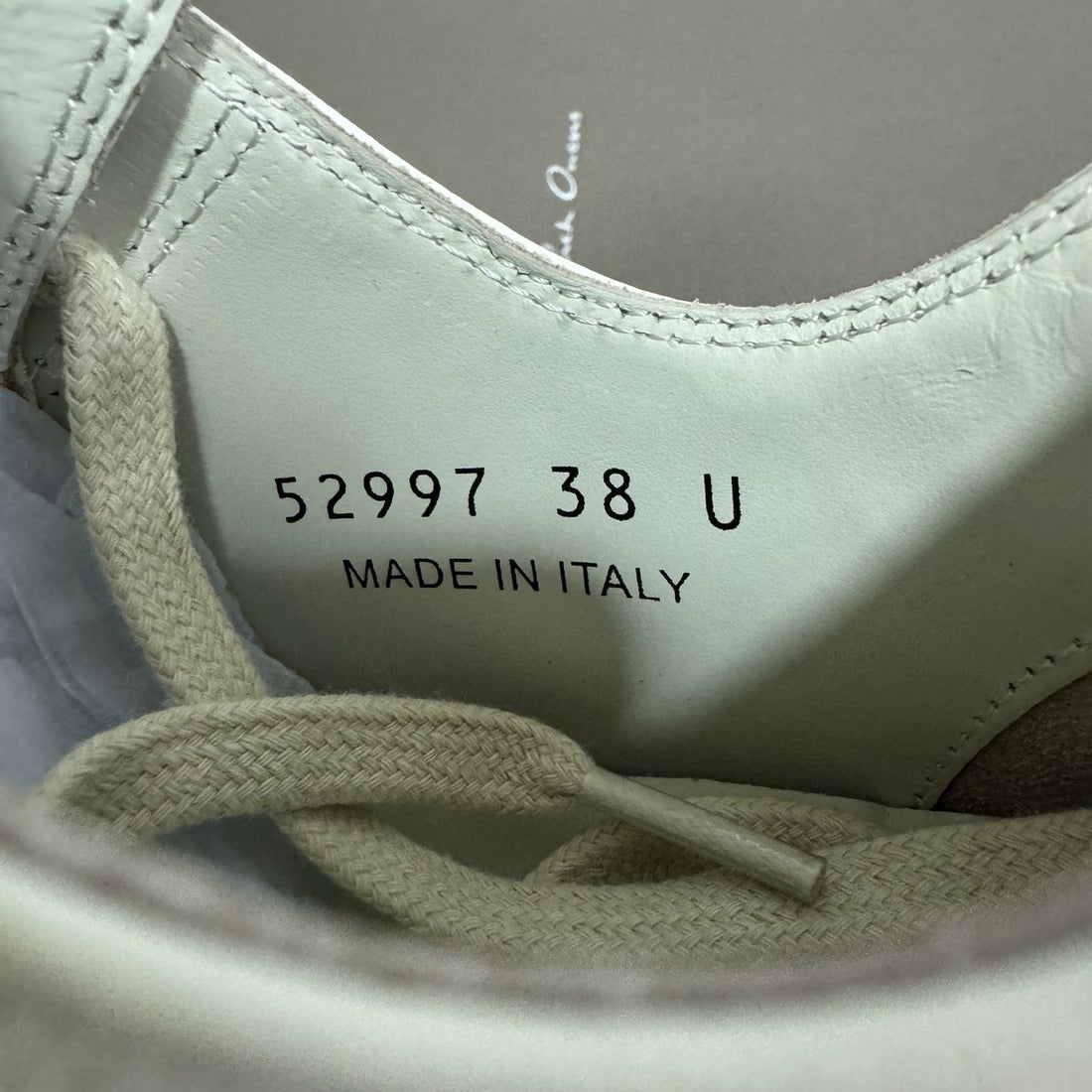 Rick Owens Ramones Low White Leather