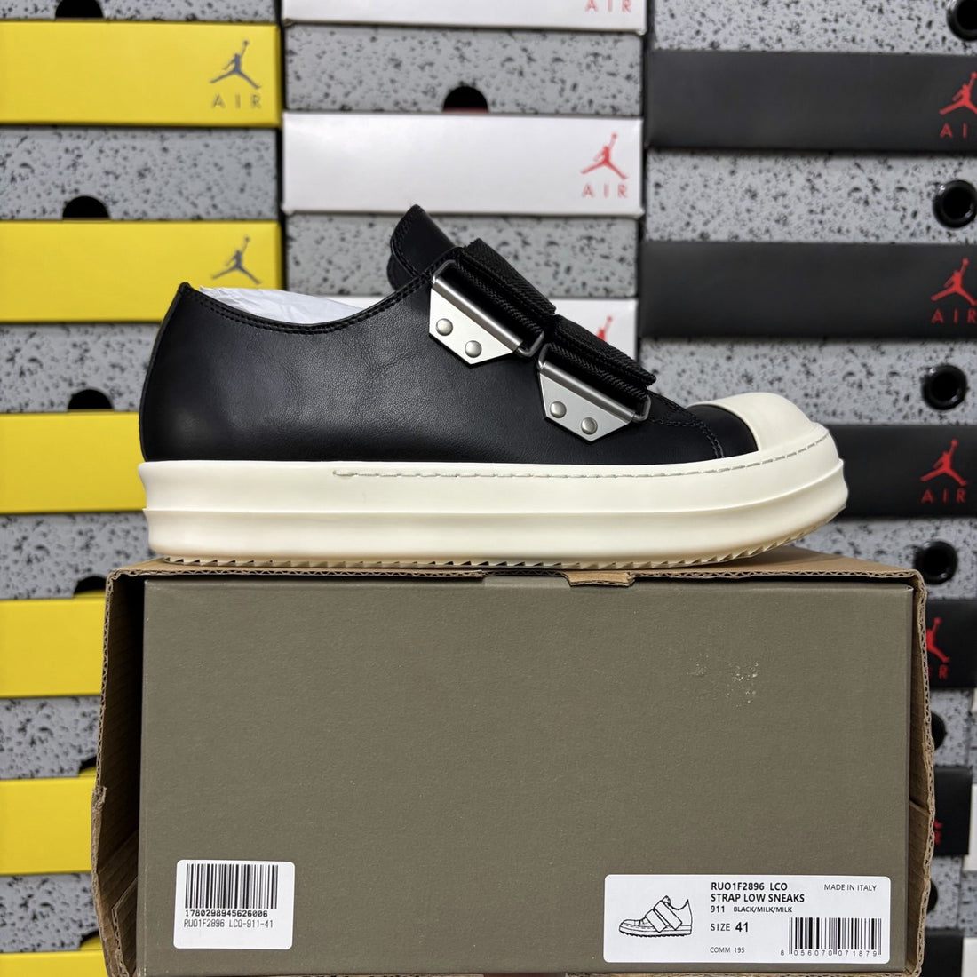 Rick Owens Strap Low Black