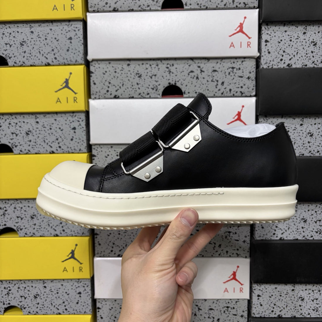 Rick Owens Strap Low Black