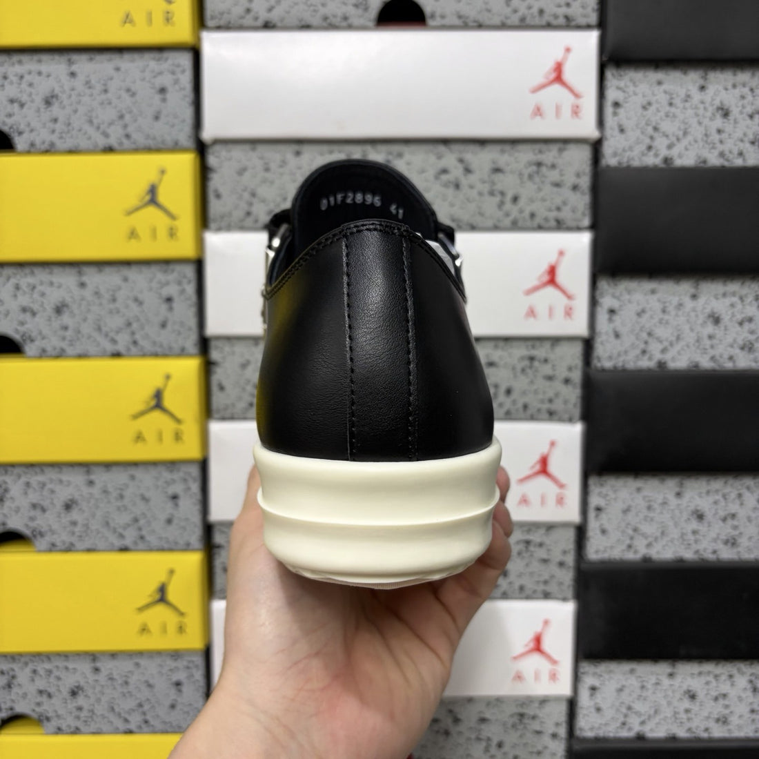 Rick Owens Strap Low Black