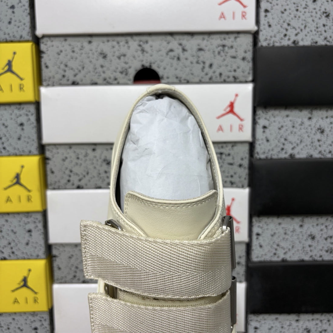 Rick Owens Strap Low White