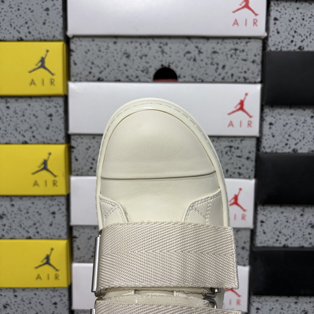 Rick Owens Strap Low White