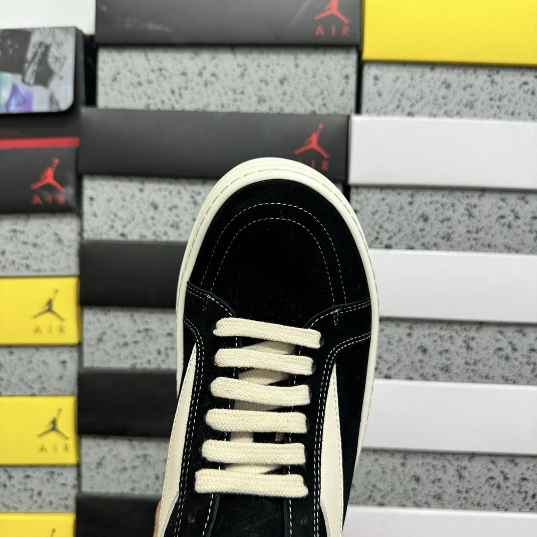 Rick Owens Vintage Low Black Canvas Classic