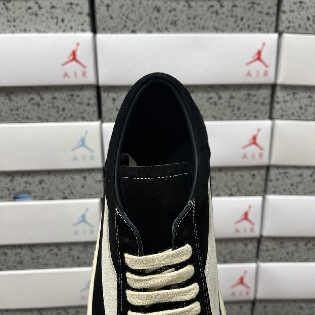 Rick Owens Vintage Low Black Suede Classic