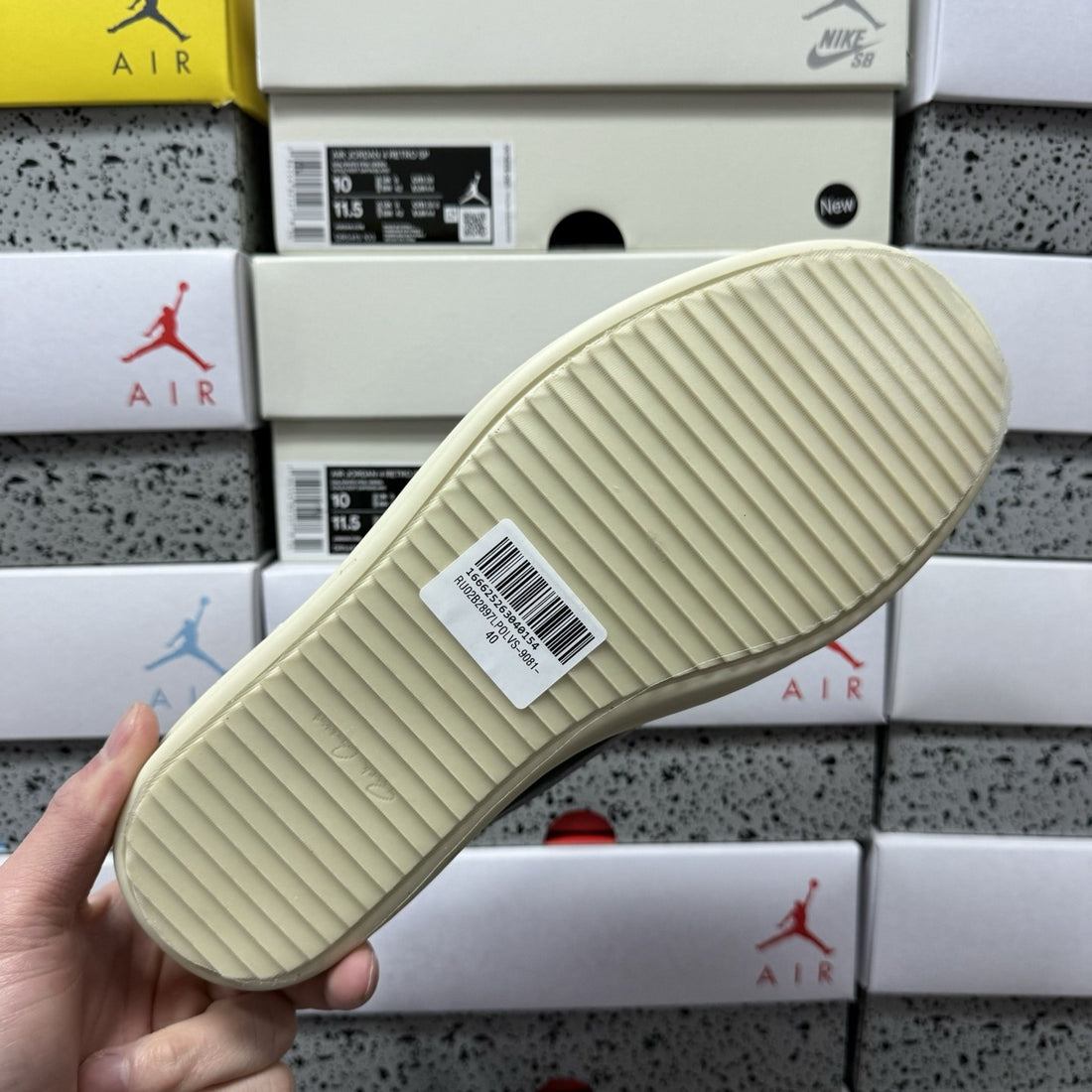 Rick Owens Vintage Low Black White Stripe